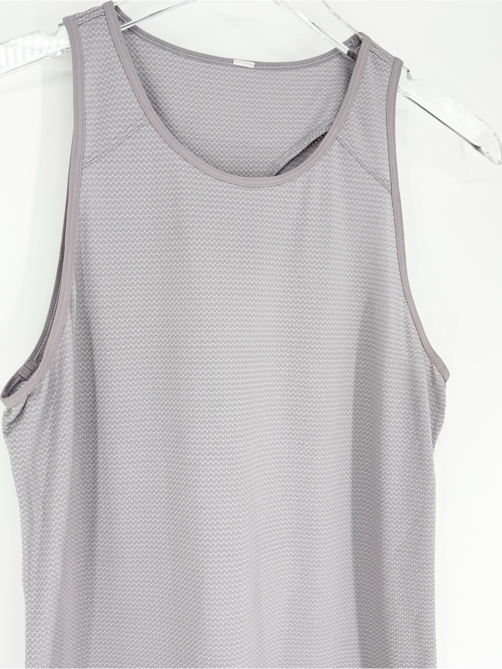 Lululemon Open Up Keyhole Open Back Athletic Tank Top 4 Lavender Grey - Picture 4 of 7